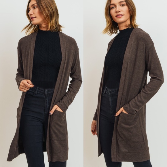 Sweaters - 🎈Last1️⃣Brushed Pocket Cardigan Spring Cardigans